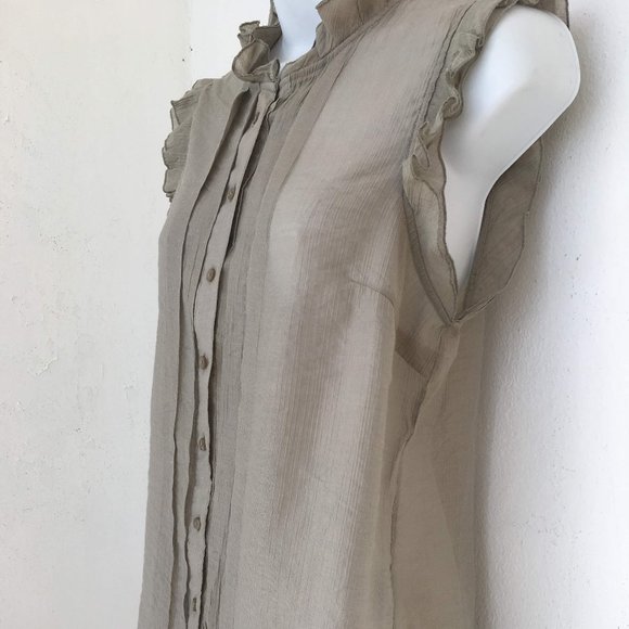 Lapis sleeveless button up blouse - Picture 4 of 11